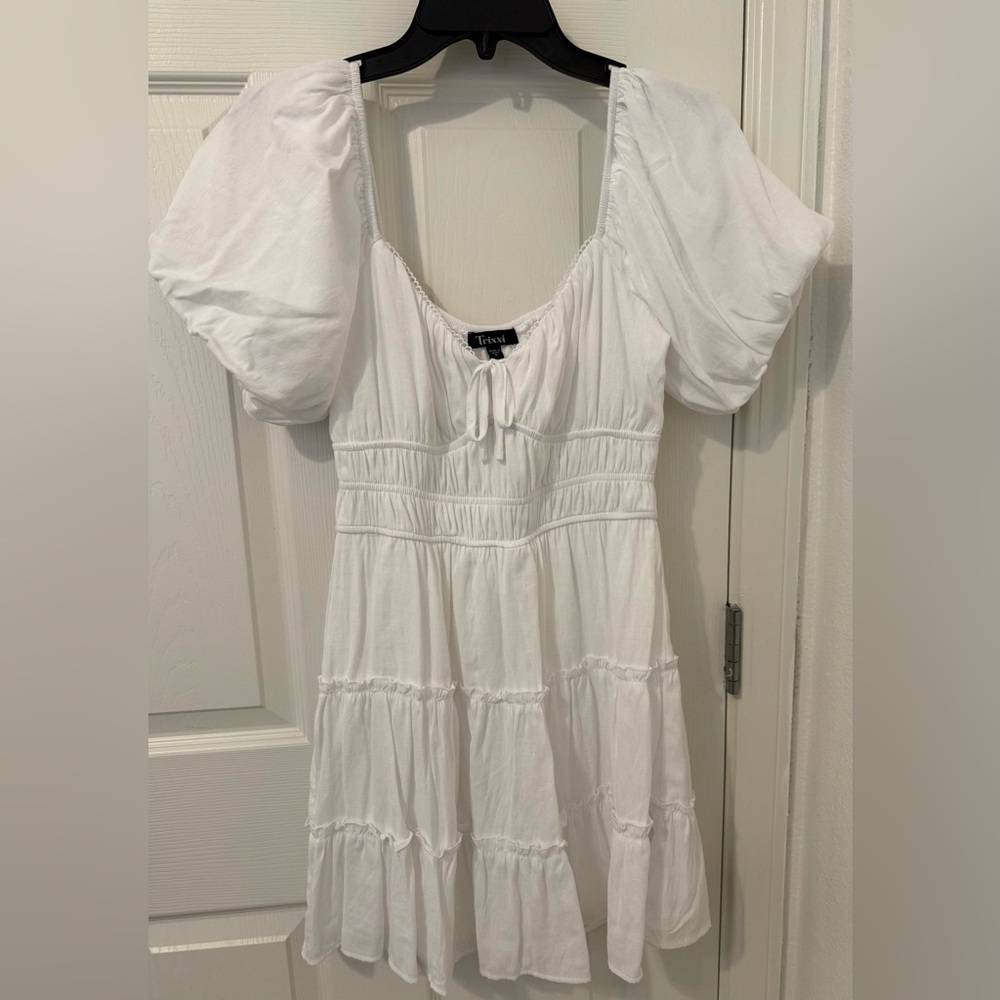 Trixxi white mini dress